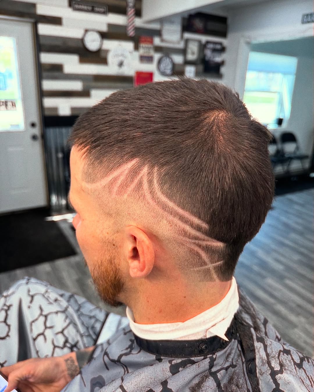 Cole Cutsss Special haircut at barbershop Potterville MI